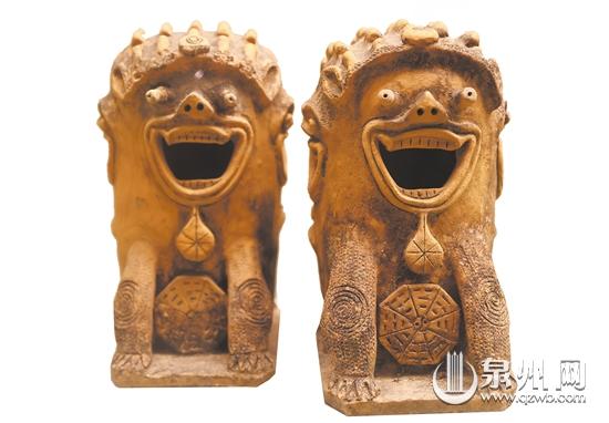 呆萌风狮爷灯座