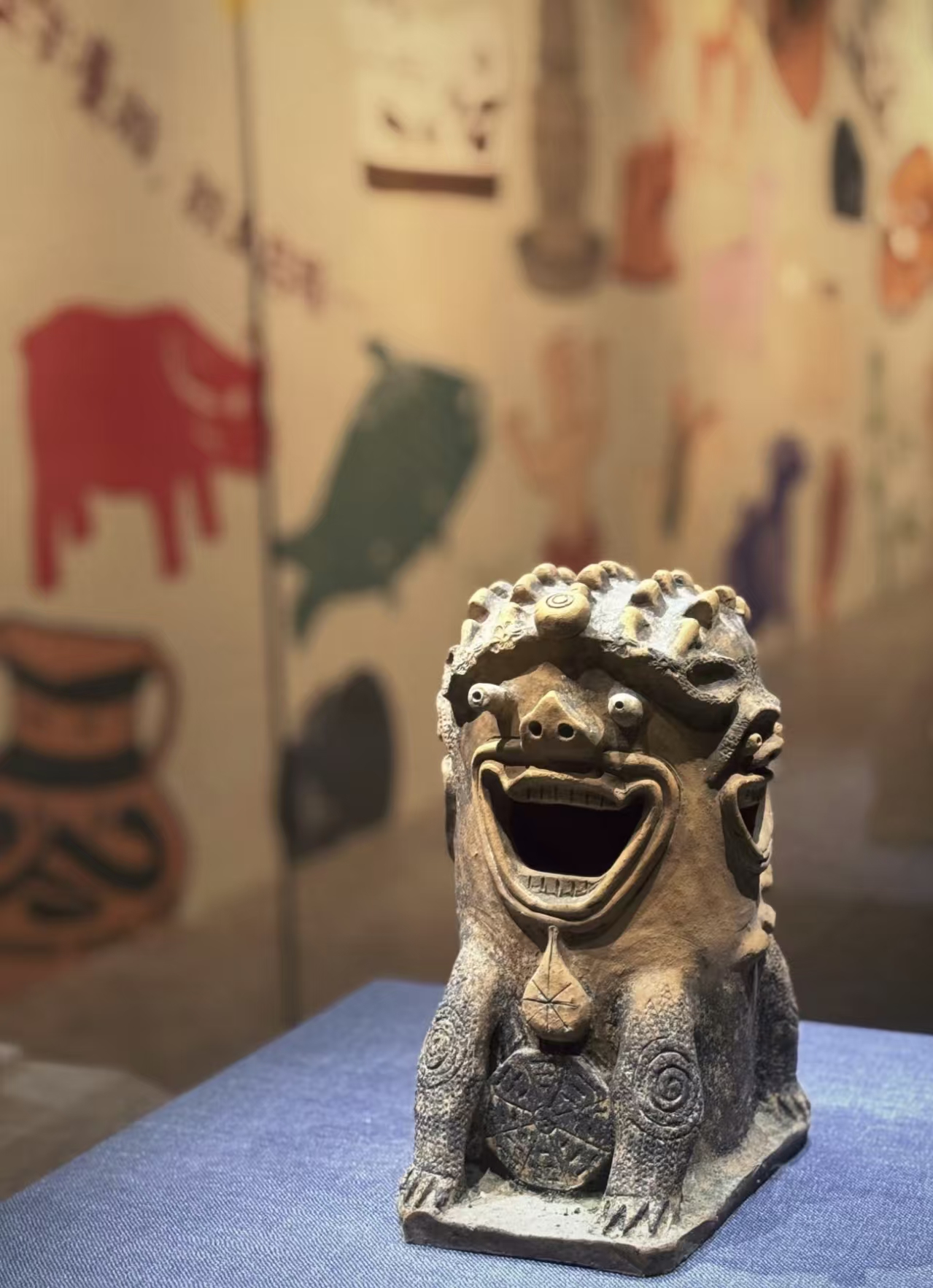 清陶风狮爷（中国闽台缘博物馆藏）